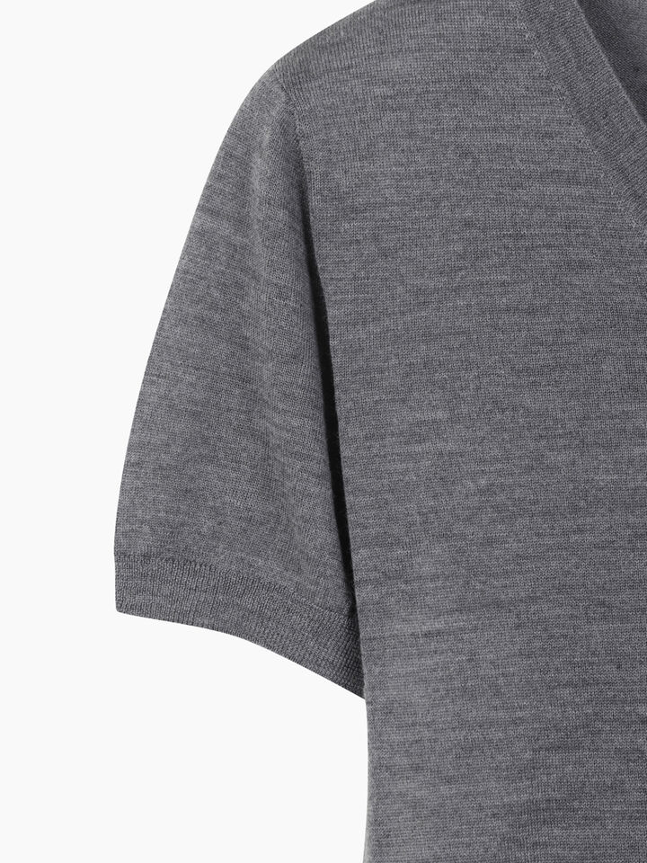 Gray sweater with embroidery - null - Dark Gray | Sisley K image number 4